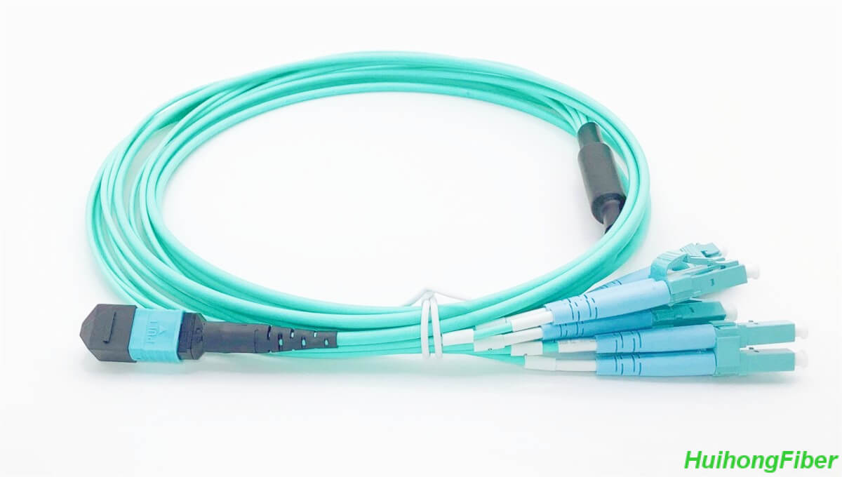 OM3 MPO to 8 LC cable