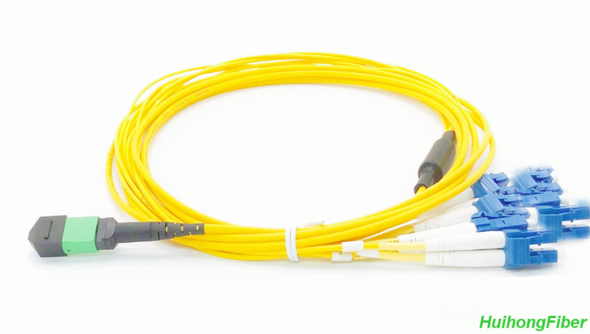 MPO to 16 LC fiber cable
