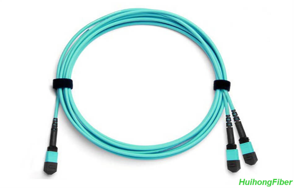MPO/MTP-24 to 2 x MTP-12 OM4 Cable