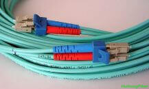 Duplex fiber optic patch cord